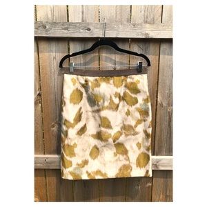 Loft Watercolor Pencil Skirt